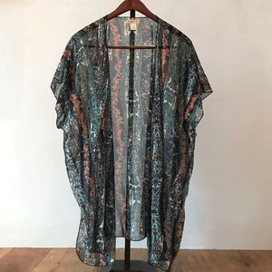 Blue kimono cover up Nordstrom BP S/M